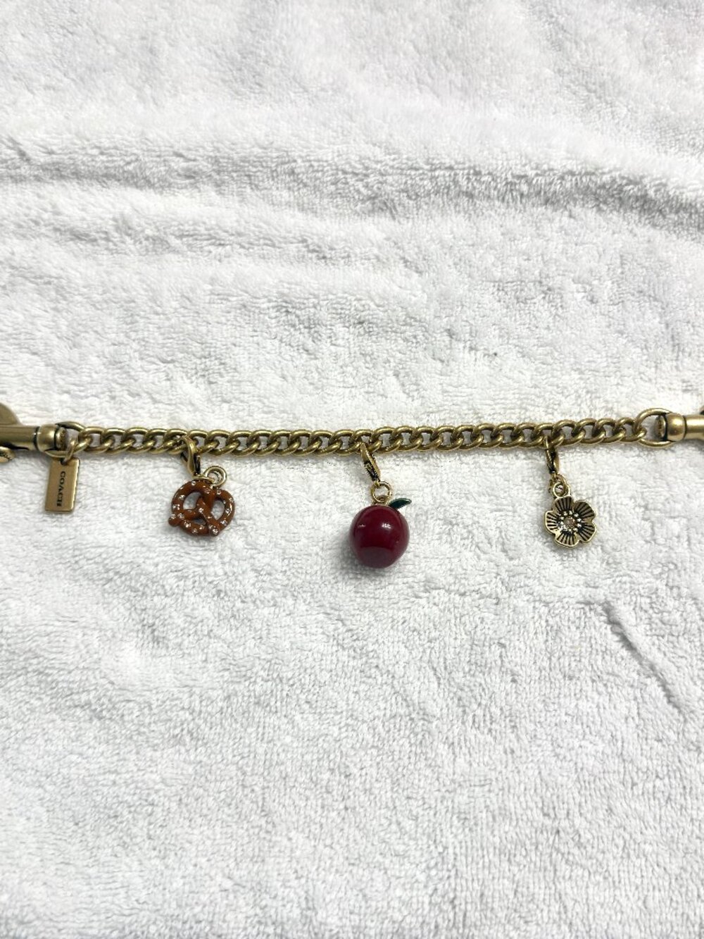 Coach DIY chain with three no-longer-available charms